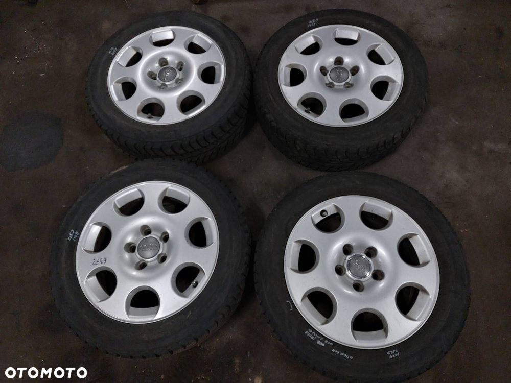 FELGI ALUMINIOWE 4 SZT 8P0601025 5x112 6,5Jx16 ET50 FI57,1 AUDI A3 A4 - 1