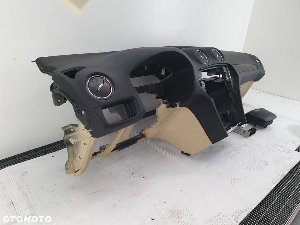 DESKA KONSOLA BEŻOWA BEŻ PODUSZKI MONDEO MK4 IV - 2