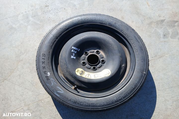 Roata de rezerva slim R16 AM51BA-11097 4.0BX16X25 125/80 R16 AM51BA-1 - 1