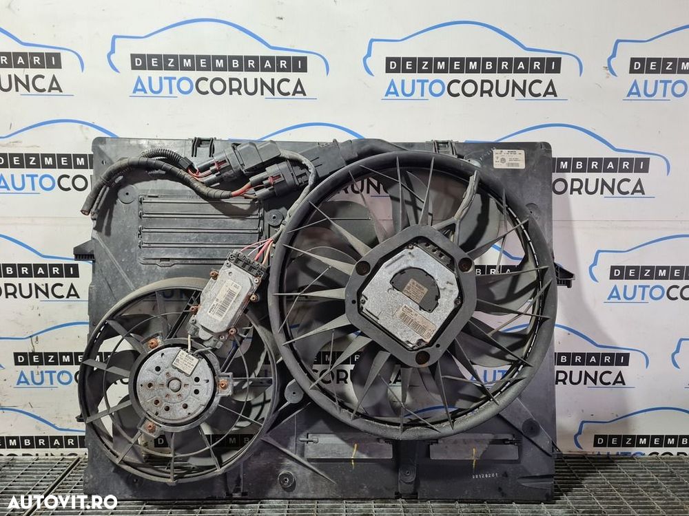 Electroventilator Porsche Cayenne Facelift 3.0 D 2007 - 2010 240CP Automata (1060) ... - 2