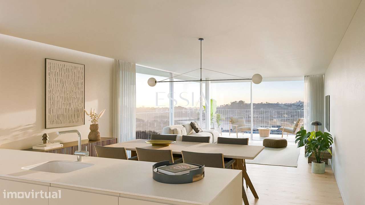 Apartamento T3 duplex com Varanda Vistas Rio e cidade do Porto - Grande imagem: 3/26
