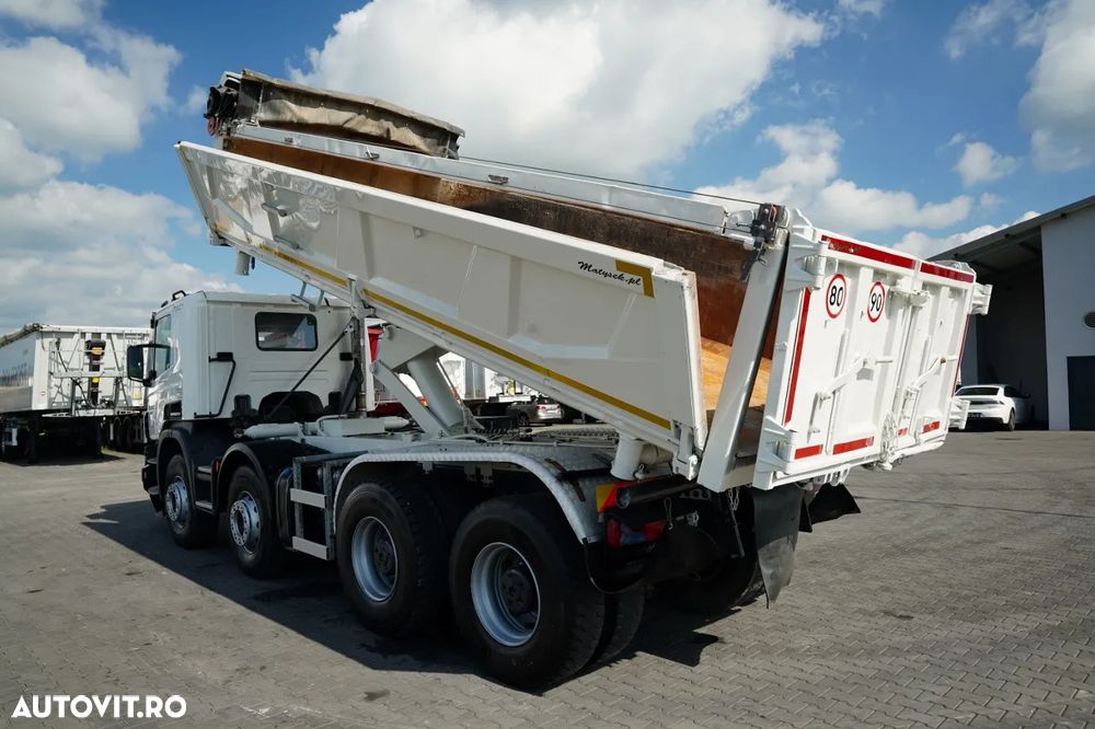 Scania P 440 / 8x4 / BASCULATOR 2 LATERAL / HYDRODOXY / BORDMATIC / / EURO 5 EEV - 4