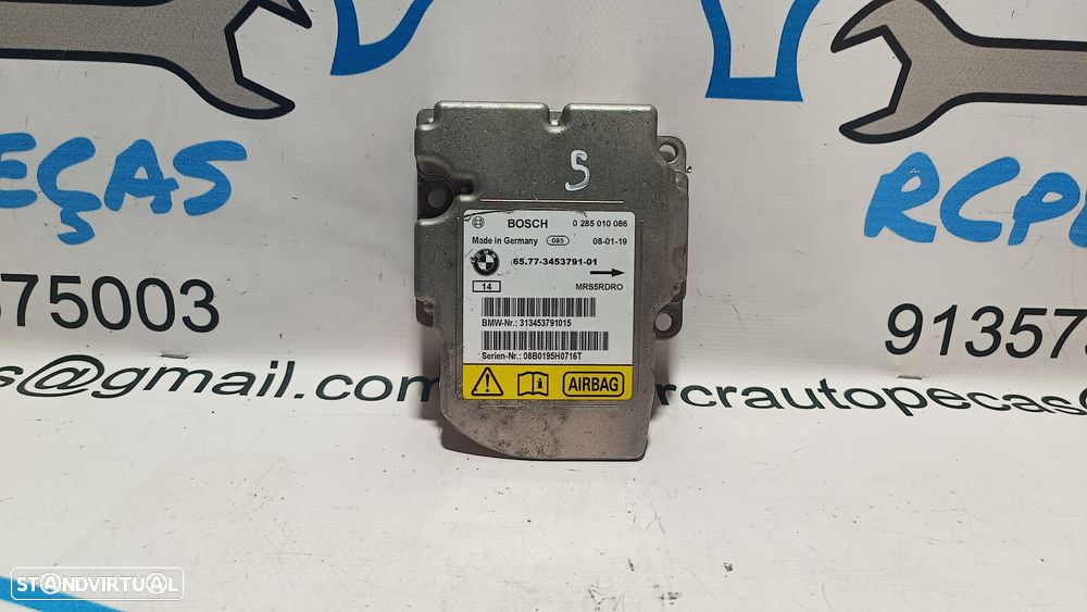 CENTRALINA ECU MODULO AIRBAG BMW X3 E83 X3 E83 LCI 6577345379101 65773453791 345379101 3453791 0285010086 BOSCH - 4