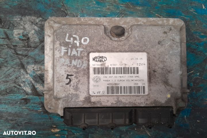 Calculator motor ECU 51834074 51834074 Fiat Panda 2 [2003 - 2011] Hat - 1