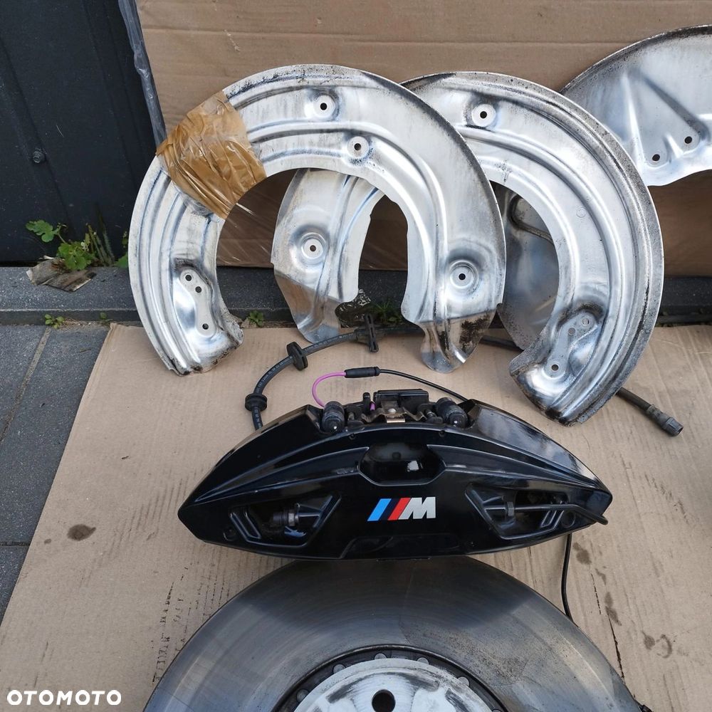 TARCZE KLOCKI ZACISKI OSŁONY KOMPLET M-PAKIET BMW 7 G70 i7 G70 395X36 - 12