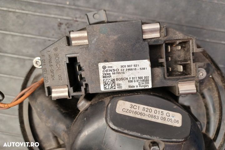 Ventilator aeroterma 3C1820015G 3C1820015G Volkswagen VW Passat B6 [2 - 1