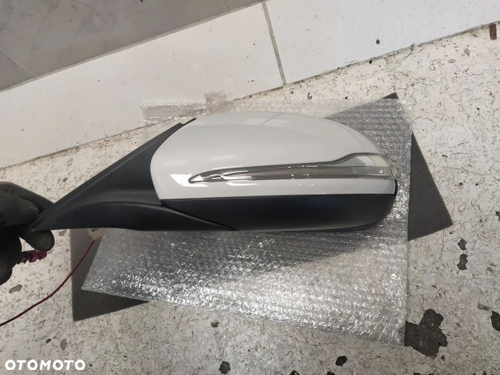 MERCEDES C KLASA W205 LUSTERKO ZEWNĘTRZNE LEWE 7 PIN + 1 PIN ANTENA ASFERYCZNE KOMPLETNE ORYGINAŁ - 21
