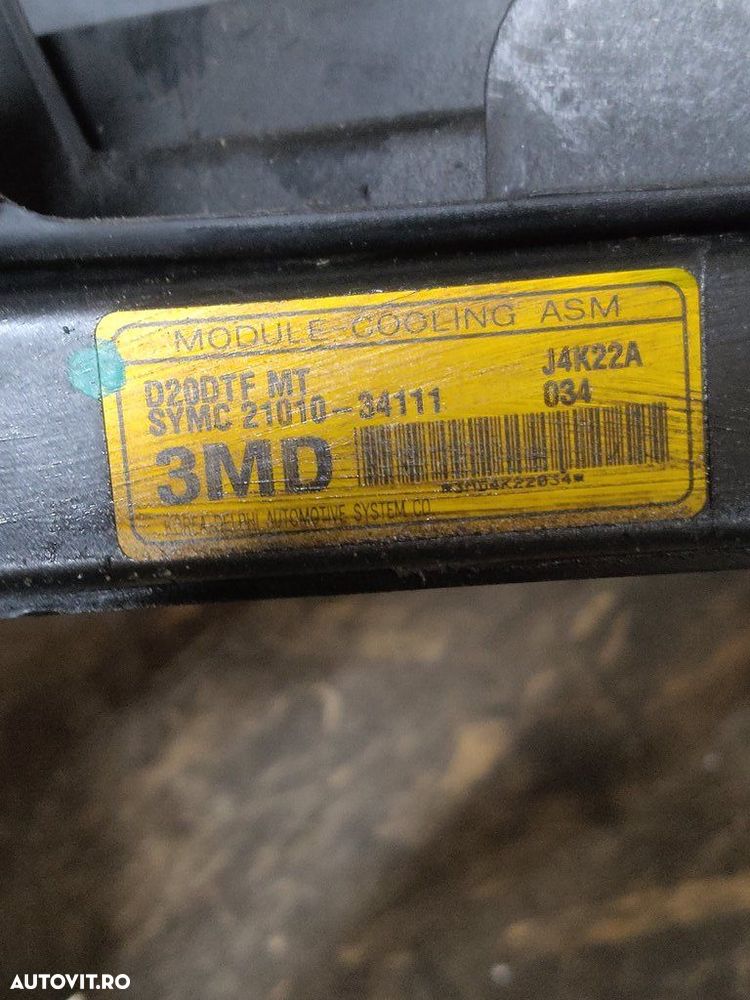 Electroventilator SsangYong Korando III Facelift 2013 2.0 D 2013 - 2017 150CP Manuala 6 ... - 5