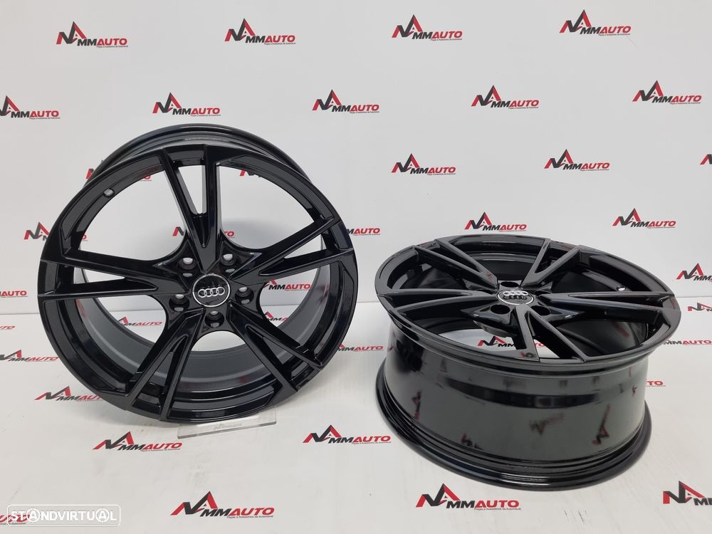 Jantes Audi A5 S5 Preto Brilho 18 - 3