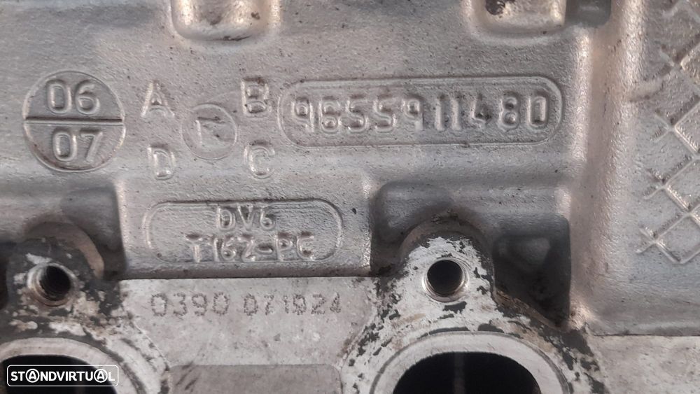 CABEÇA MOTOR COLAÇA PEUGEOT PARTNER MPV 1.6 HDI 16V 90CV 9H03 9644994680 9655911480 CITROEN BERLINGO C5 1.6 HDI 110CV 9HY FOCUS MAZDA 3 - 5