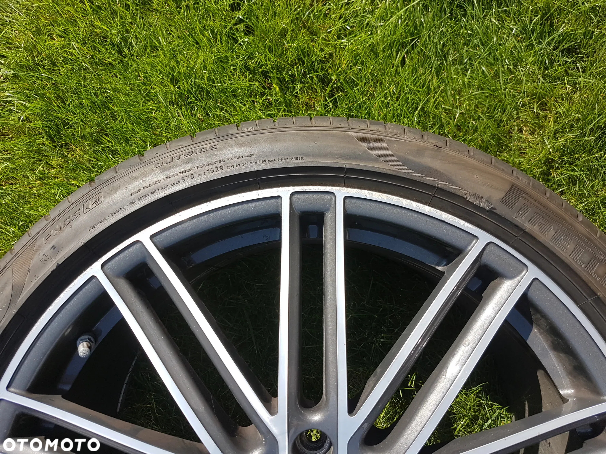 PORSCHE PANAMERA MACAN FELGA ALUMINIOWA 21" 9.5JX21 ET71 OPONA 275/35 R21 PIRELLI P ZERO - 2