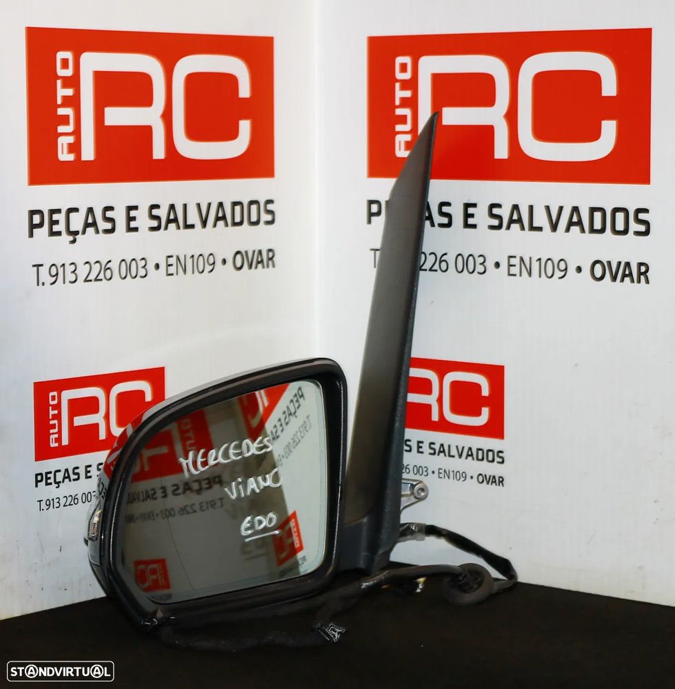 ESPELHO RETROVISOR ESQUERDO MERCEDES VIANO - 1