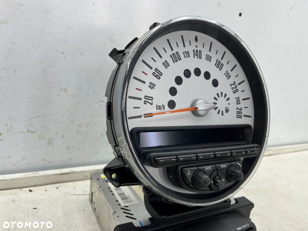 Licznik Mini Cooper One Clubman R55 R56 R57 R58 R59 R60 R61 07-14r. zegary RADIO CD wyświetlacz - 2