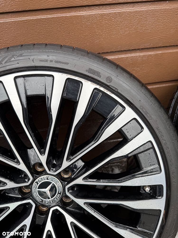 Oryginalne czarne felgi z czujnikami Mercedes W223 S- Class 20" + opony Dunlop - 7