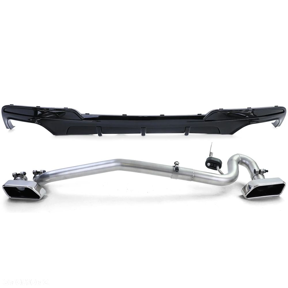 DYFUZOR DOKŁADKA ZDERZAKA BMW F10 F11 M-PAKIET 520 525 530 LOOK V8 - 2