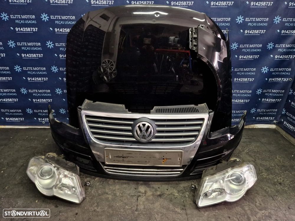 Frente completa usada VW PASSAT B6 2.0 TDI capot parachoques oticas radiadores guardalamas - 3
