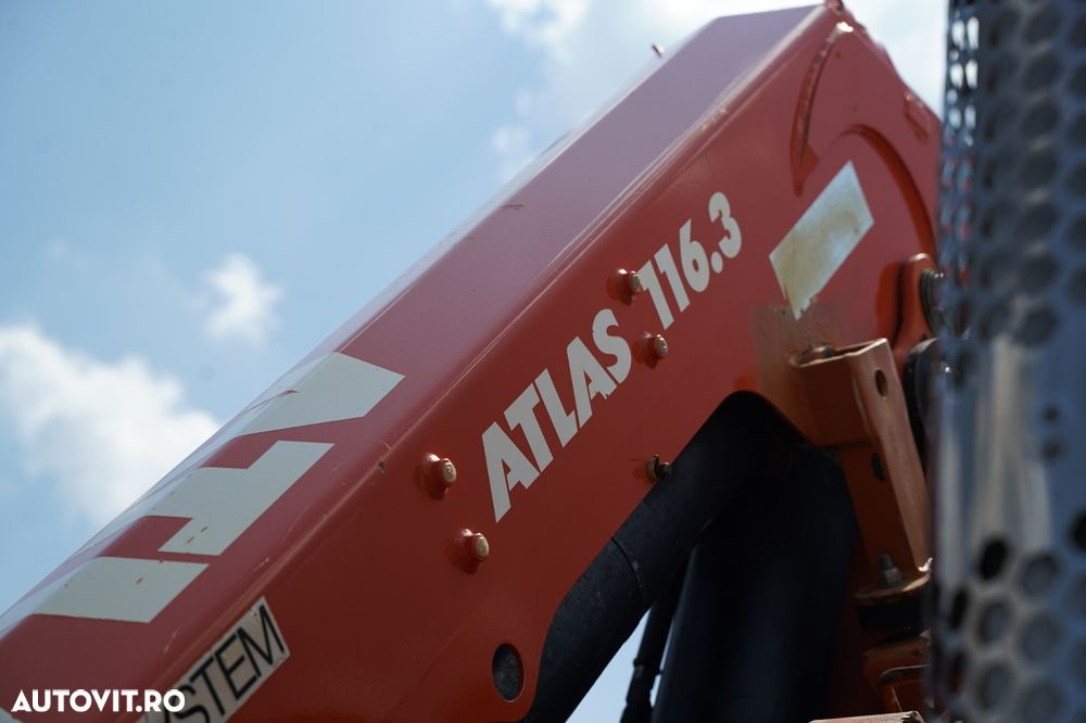 Scania P 410 / 8x4 / BASCULĂ - 5,15 M + ATLAS 116.3 HDS / ROTATOR / EURO 6 / - 28