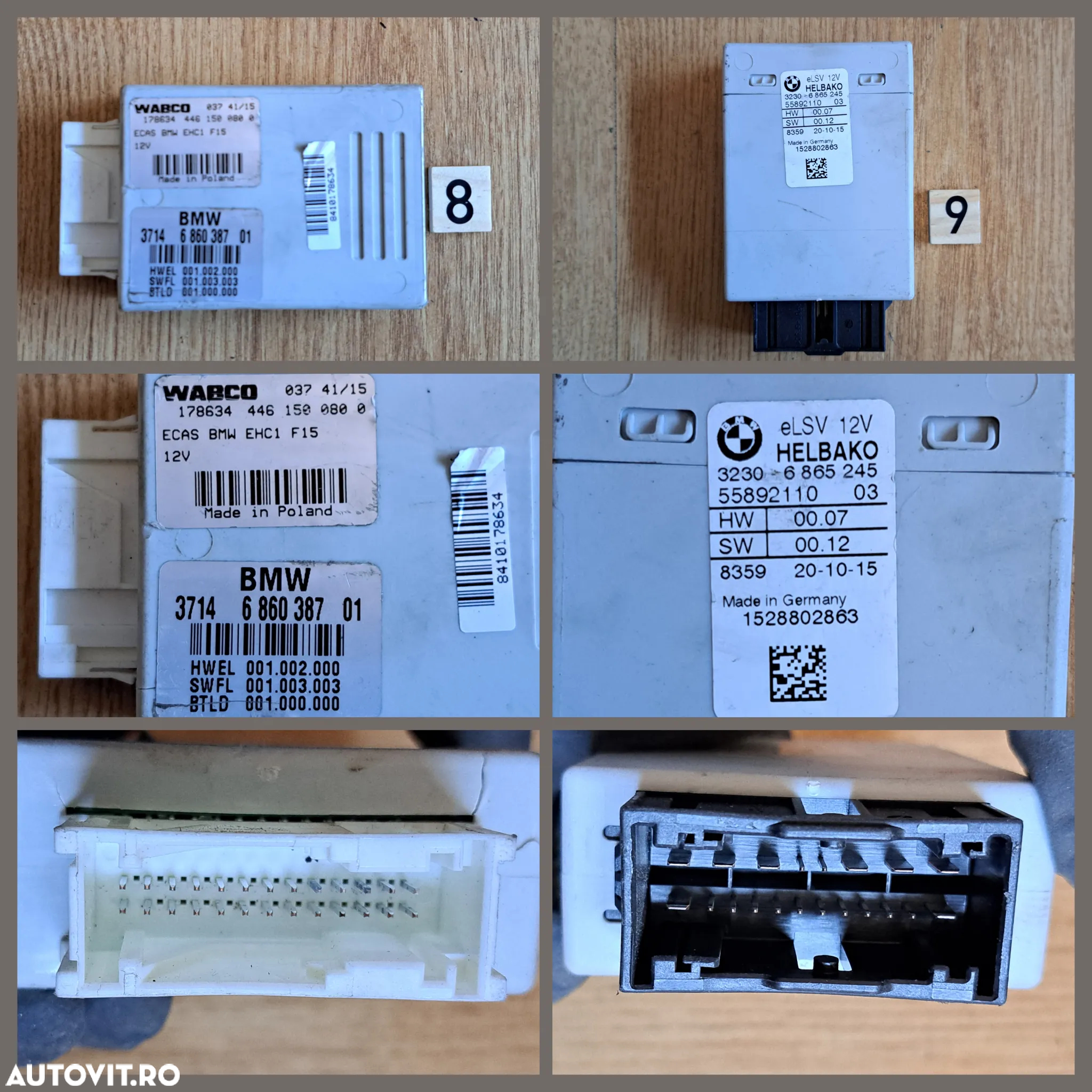 Modul calculator ECU pompa combustibil modul adblue modul diferential ECU suspensie calc coloana directie bmw f20 f16 f15 f86 g31 g32 - 8