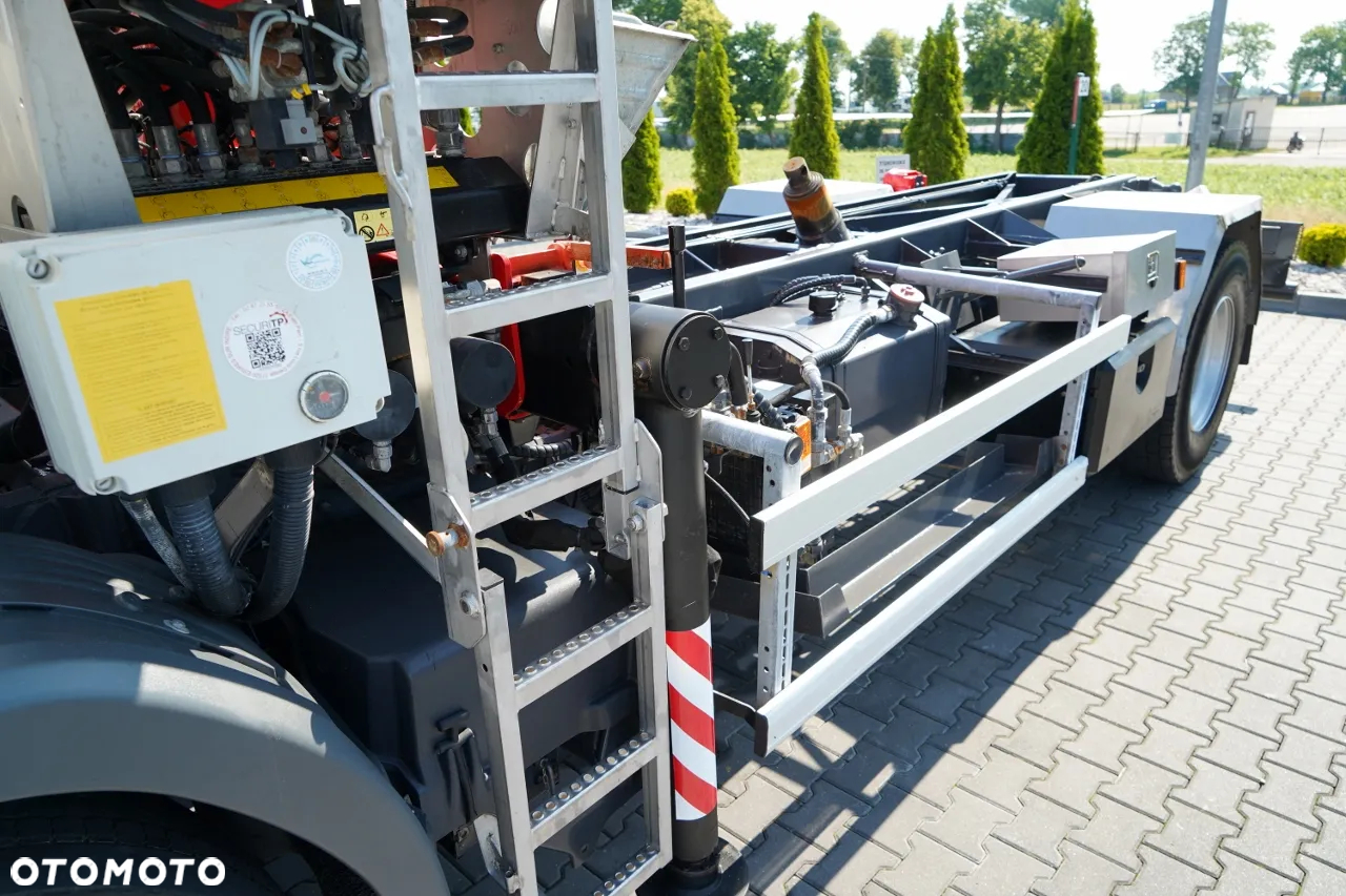 Scania P 280 / 4X2 / SIŁOWNIK DO WYWROTU /  + HDS PALFINGER C70Z73 / UDŹWIG 1 700 KG / MAX WYSÓW 7 M / STEROWANIE RADIOWE / EURO 6 - 11