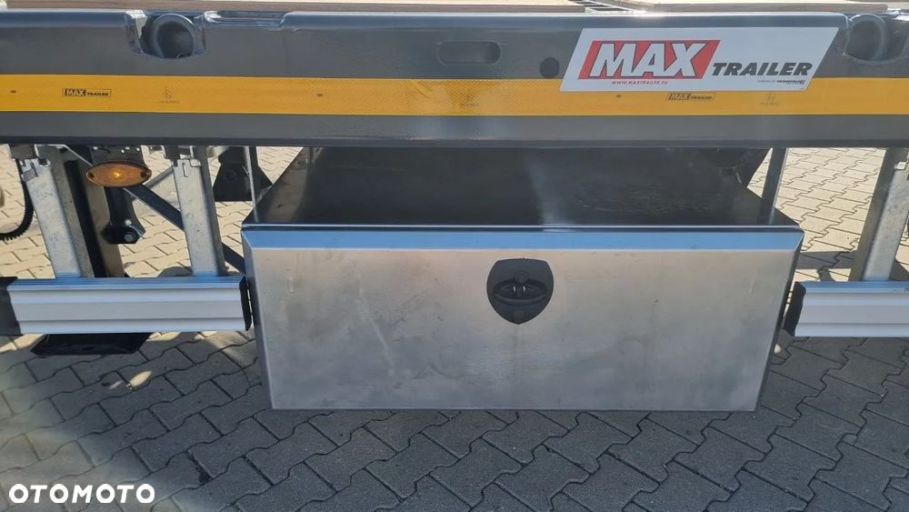 MAX Trailer platforma z hydraulicznie opuszczaną i wysuwaną rampą najazdową - 10