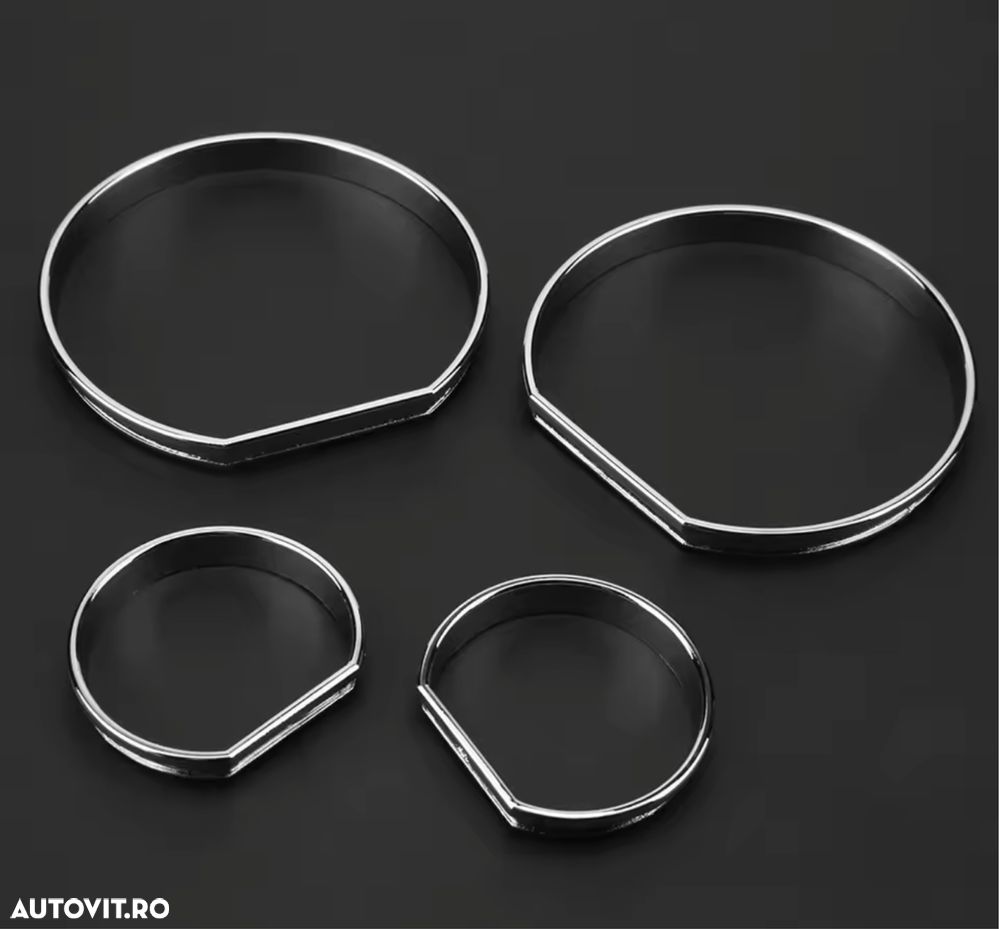 Inele Ornamente Ceasuri Crom Rama Bord Bmw Seria 3 E46 1998- - 3