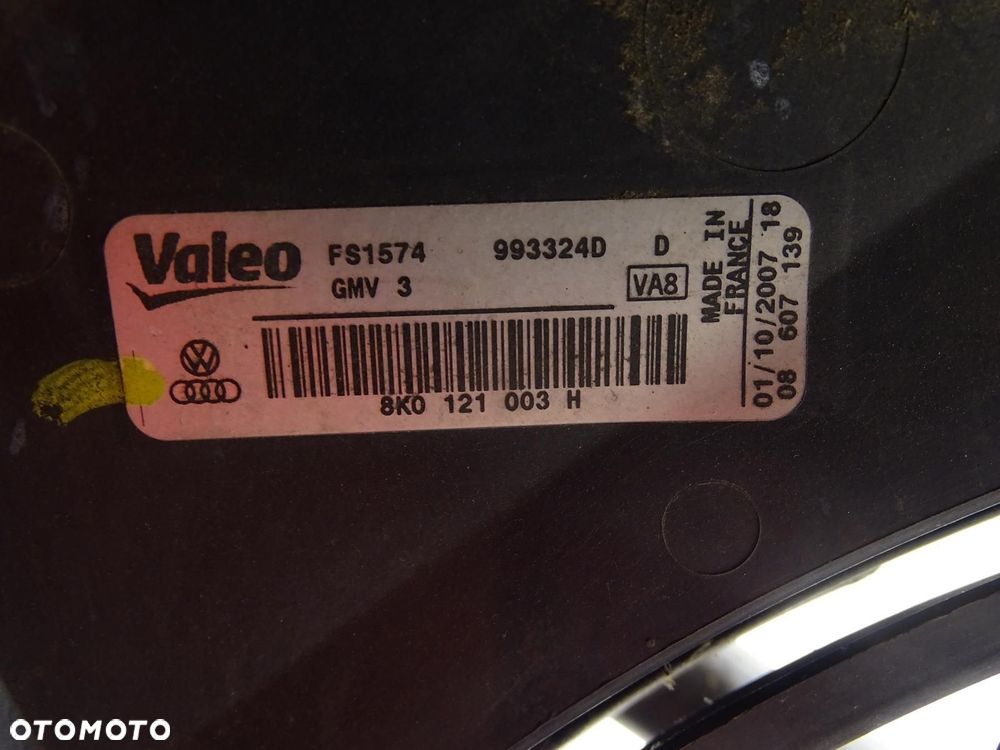 WENTYLATOR CHŁODNICY 8K0121003H AUDI A4 B8 A5 8T 3.0 TDI - 9