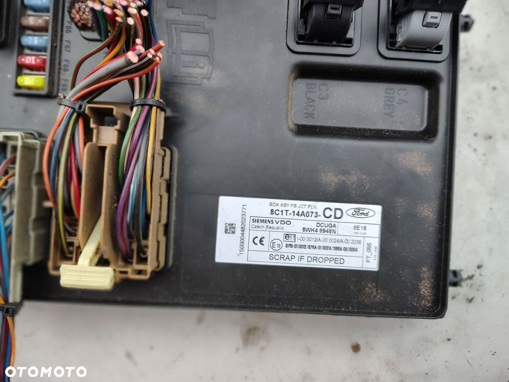 KOMPUTER SILNIKA ZESTAW 6C11-12A650-AP FORD TRANSIT 5 V 2.2 TDCI - 3