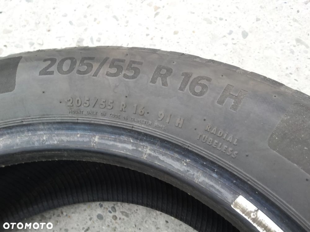16” - CONTINANTAL - 205/55 r16 cali - LETNIE Opony Conti Premium Eco Contact 5 / 6 - stan BDB - GWARANCJA ! + Możliwy MONTAŻ !! - 2