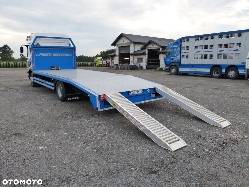 MAN TGM 15.290 POMOC DROGOWA AUTOLAWETA SPECJALNY EURO 5 DMC 15.500 KG ŁADOWNOŚĆ 9.000 KG XENON - 15