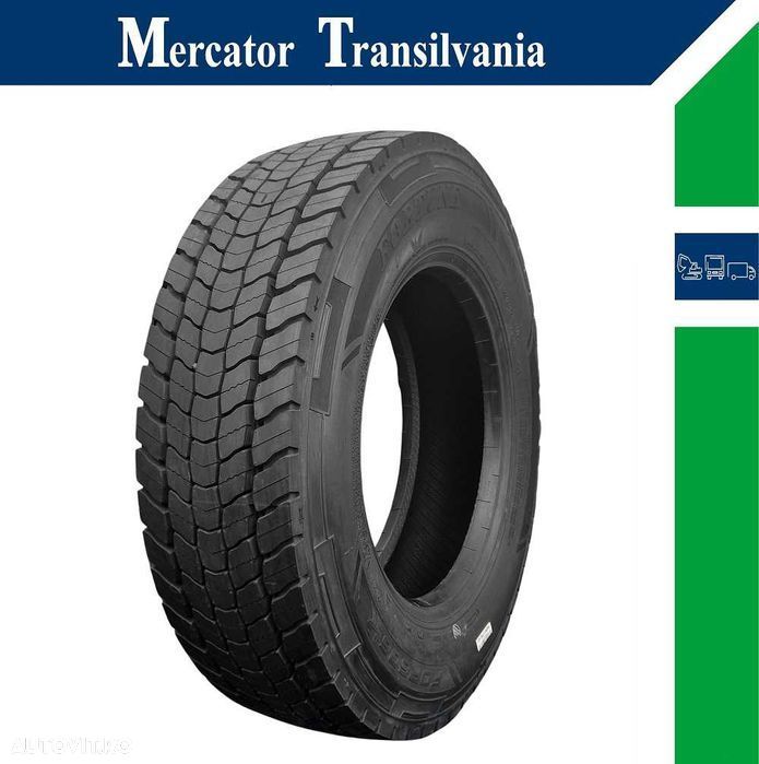 Anvelopa NOUA 295/80 R22.5 Fortune FDR 606 154/149M+S,Tractiune Hybrid - 1