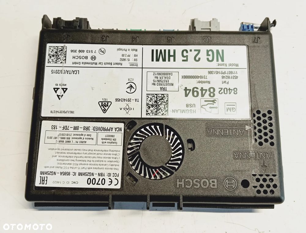 MODUŁ HMI NAWIGACJI OPEL ASTRA K V - 2