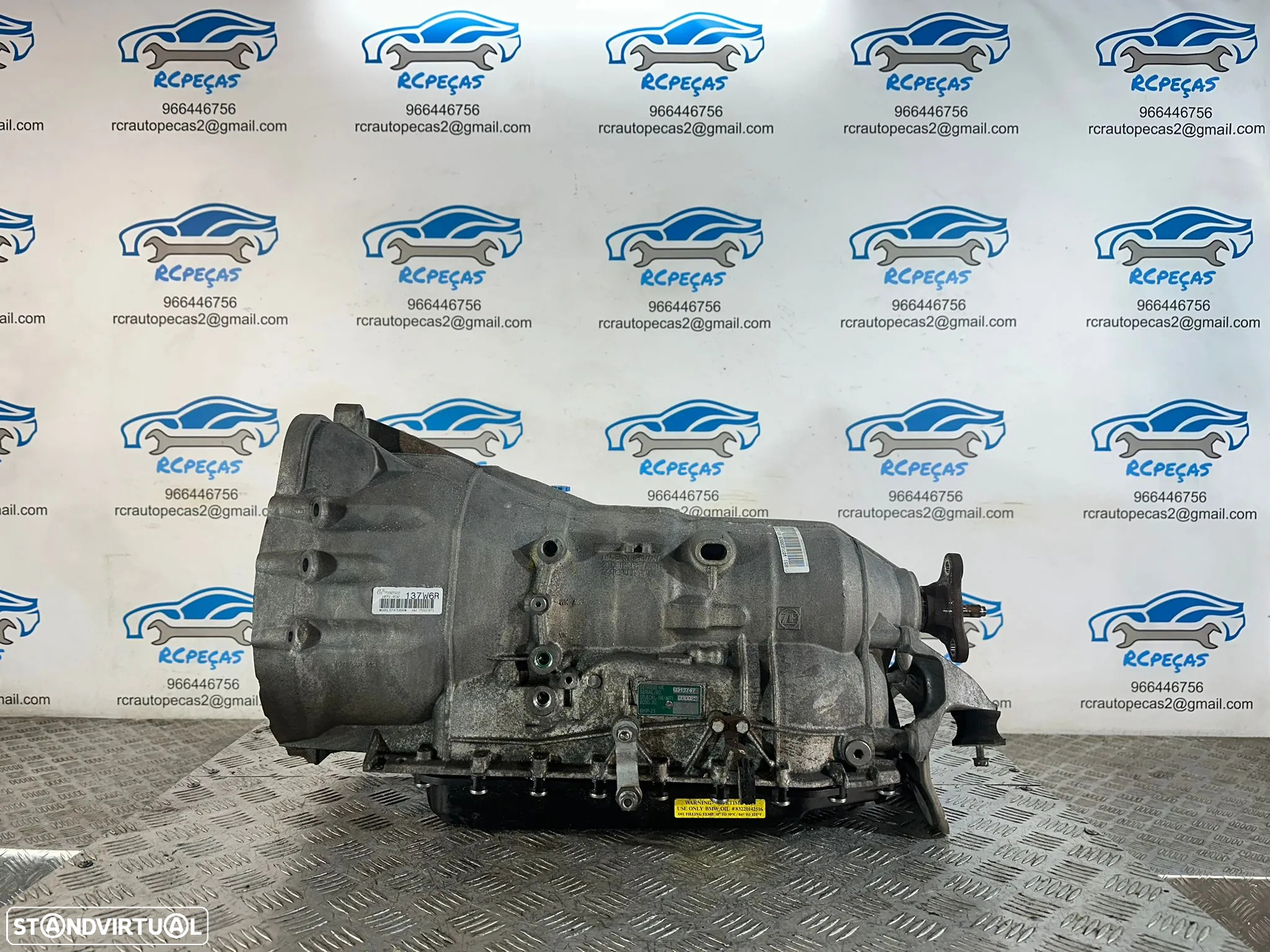 .Caixa 6 Velocidades Automática BMW N43B20 ZF 6HP21GA6HP19Z - W6R 7592522 - 4