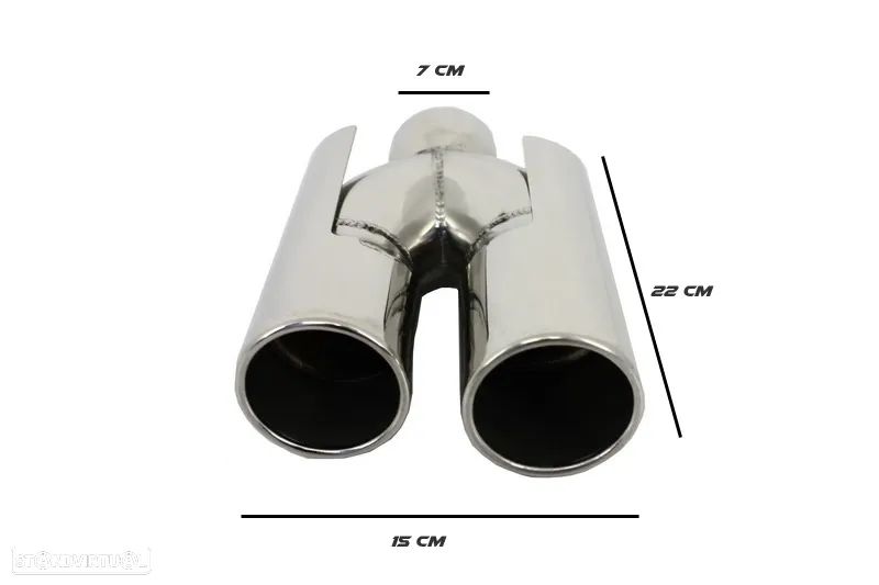 Ponteiras de Escape Bmw Duplas M - 7