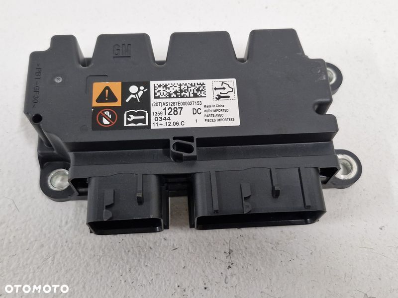OPEL ANTARA I 1 LIFT 2.2 CDTI MODUŁ SENSOR PODUSZEK POWIETRZNYCH AIRBAG 13591287 - 2
