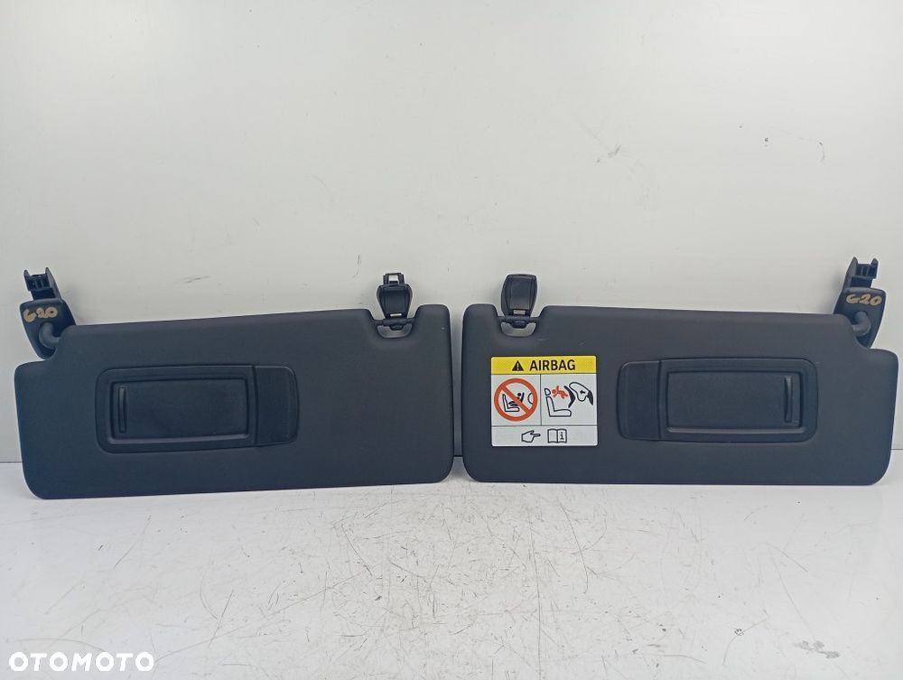 osłona przeciwsłoneczna prawa lewa daszek słonecznik bmw 3 G20 G21 m-pakiet 07K91347C 8092729-04