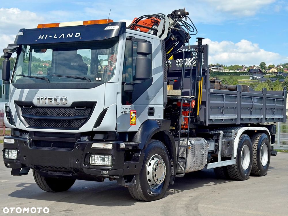 Iveco TRAKKER 410 * WYWROTKA 5,20 m * ATLAS 165.2E-A3 + PILOT / 6x4 - 4