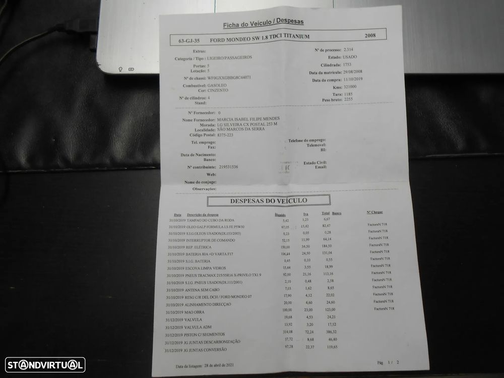 Ford Mondeo SW 1.8 TDCi ECOnetic - 28