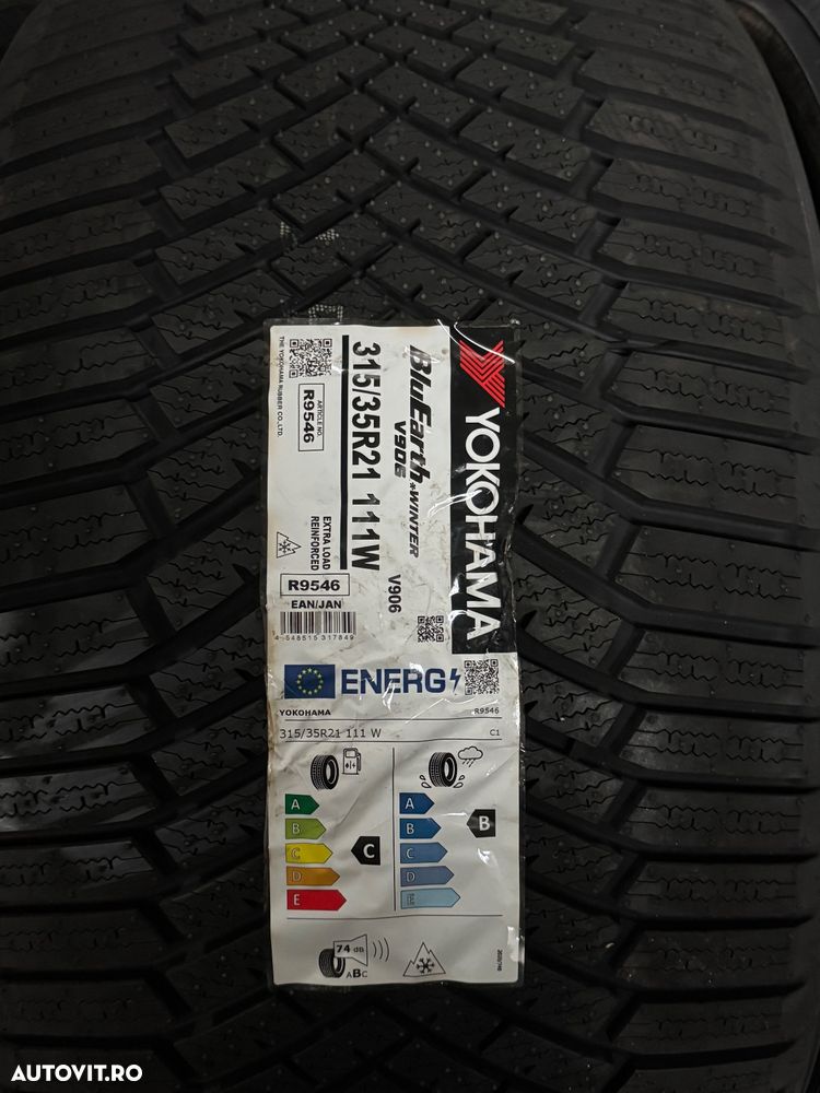 Vând set anvelope 275/40/21-315/35/21 Yokohama de iarnă noi - 3