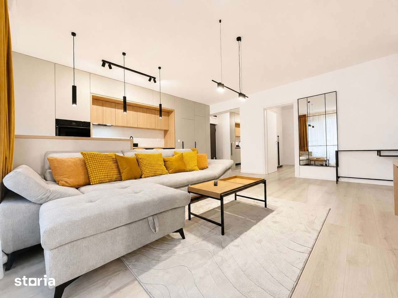 Apartament 3 camere de inchiriat | 71 mp + terasa 11 mp | Denya Forest — fotografia 3