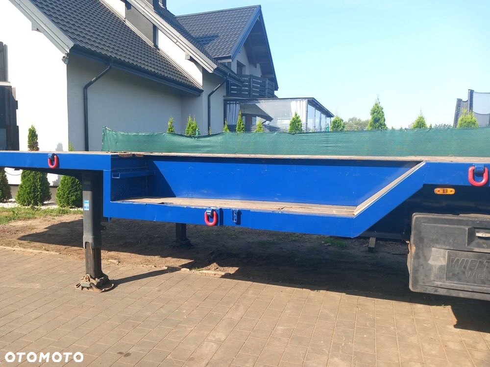 Lag platforma niskopodwoziowa zagłębienia na kombajn, ładowarkę, dźwig, ciągnik siodłowy, 13,5m pokładu - 5