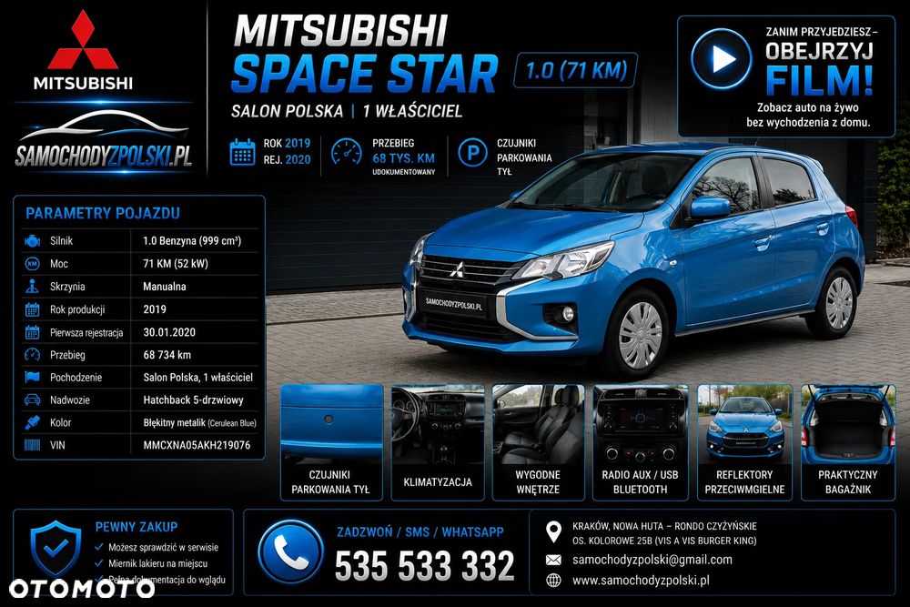 Mitsubishi Space Star 1.0 Inform
