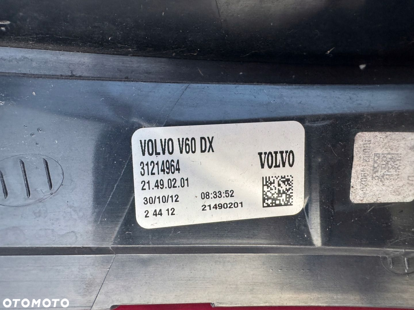 LAMPA PRAWA TYŁ TYLNA VOLVO V60 31214964 - WAWA - 3