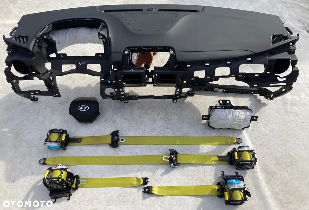 HYUNDAI KONA DESKA KONSOLA KOKPIT PULPIT PÓŁKA PARAPET AIR BAG SRS PODUSZKI POWIETRZNE KIEROWCY PASAŻERA AIRBAG Okazja Sprawdź Raz2 !!! - 1