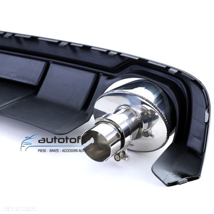 Difuzor bara spate Audi A4 B9 8W (15-19) Negru lucios - 8