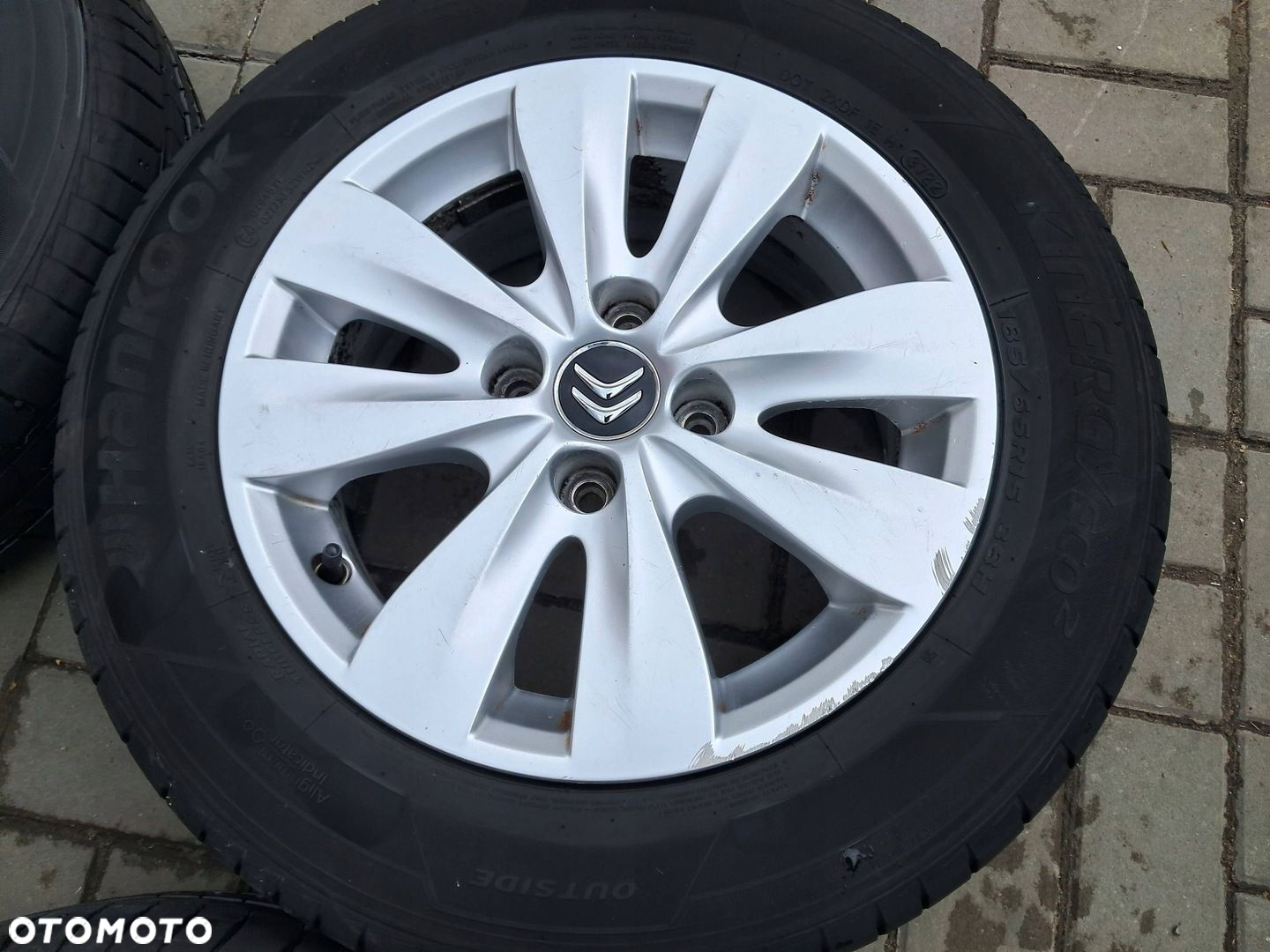 Citroen C3 II Felgi aluminiowe 15" koła LATO 185/65R15 Hankok 2023 7mm - 8