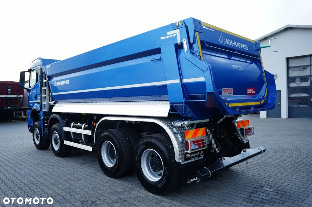 MAN TGS 41.480 / 8X8 / WYWROTKA / TYLNOZSYPOWA / KH KIPPER / HARDOX / BOGATE WYPOSAŻENIE / - 10