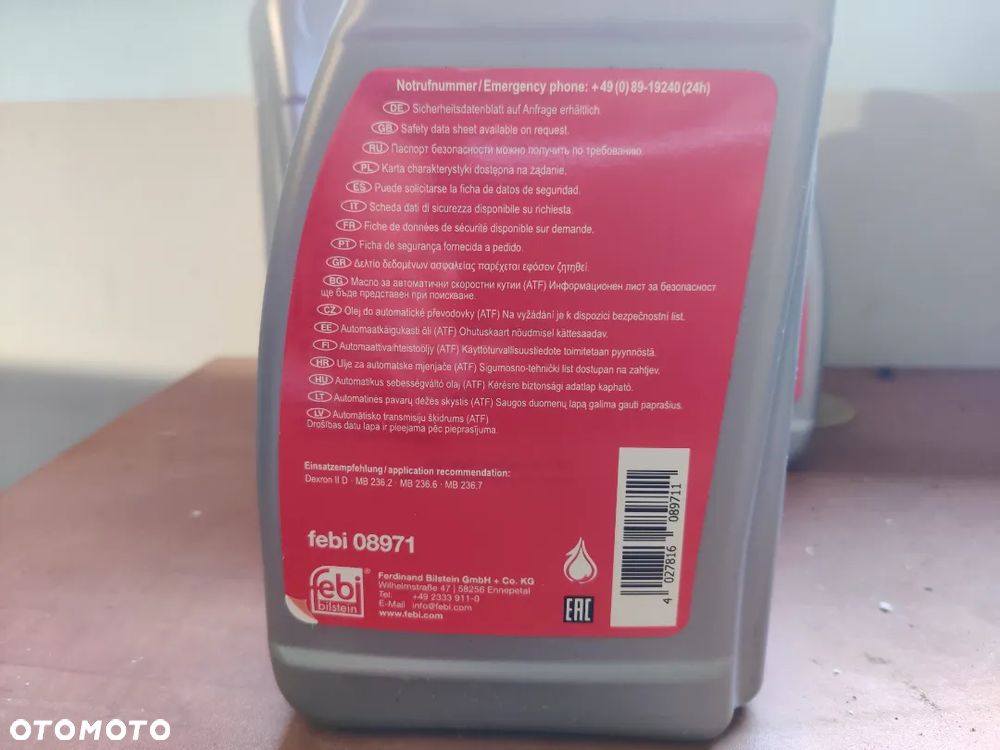 Olej do skrzyń biegów automatycznych FEBI 08971 - 4
