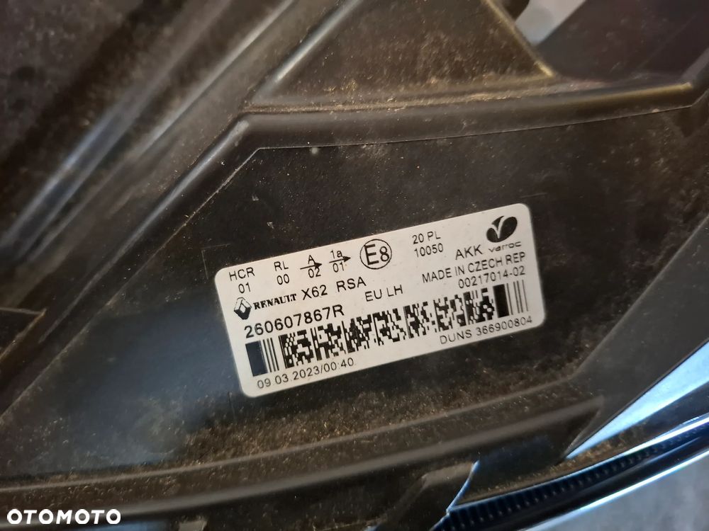 MOVANO MASTER III LIFT 19-> LAMPA LEWA PRZÓD PRZEDNIA 260607867r - 10