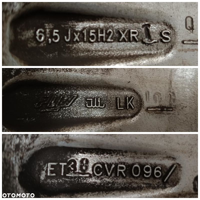 Alufelgi 4x100 15 Chevrolet Lanos Nissan Renault Kia Hyundai (F9252) - 8
