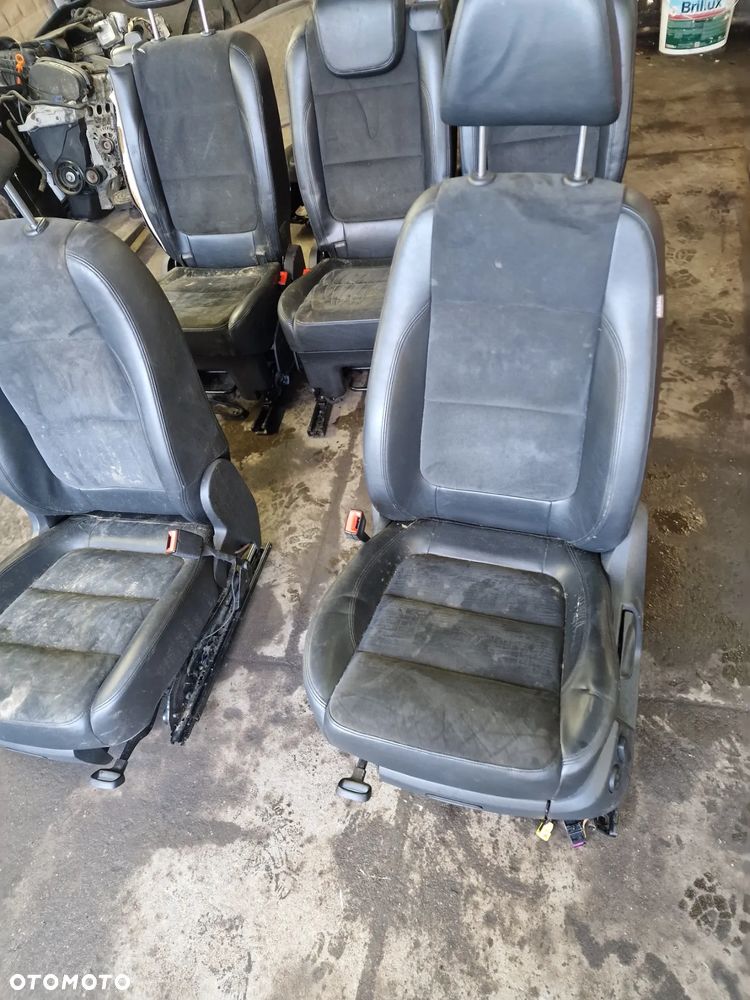 Komplet foteli alkantara sharan Alhambra 7N  7 miejsc - 2